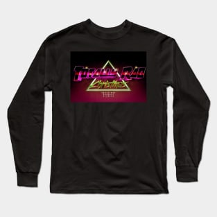 Totally Rad Christmas ‘80s metal album Long Sleeve T-Shirt